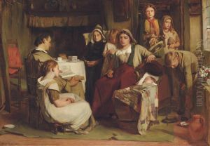 Better Is A Dinner Of Herbs Where Love Is, Than A Stalled Ox Andhatred Therewith by Frank Holl