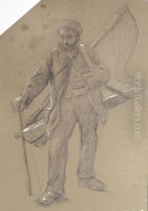 Suonatore D'arpa by Alfons Hollaender