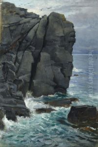 Scogli In Cornovaglia by Alfons Hollaender