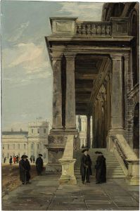 Pensioners In The Great Quadrangle, Greenwich