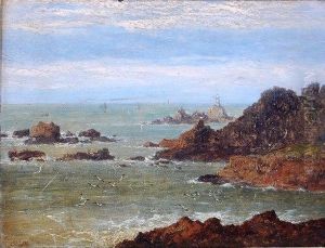 Coastal Scene With Lighthouse