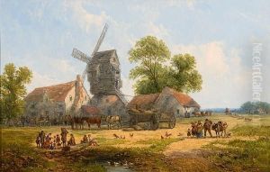 'outside The Malt Shovel'; And 'outside Thewindmill Inn' by John Holland