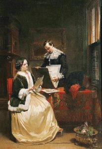 An Elegant Couple by Hendrik Hollander Cz