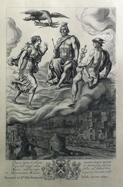 Jupiter In A Landscape With Two Birds - view 1