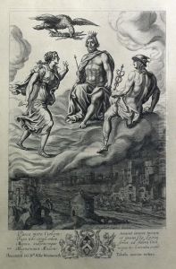 Jupiter In A Landscape With Two Birds by Wenceslaus Hollar