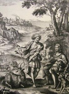 "cutts To Virgil" by Wenceslaus Hollar