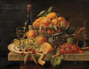 Still Life With Fruit by John Edward Hollen