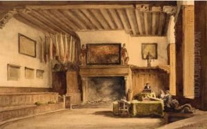 Vierschaar Stadhuis Middelburg by Jacob Huijbrecht Hollestelle