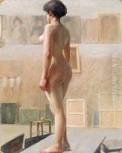Modell Im Atelier