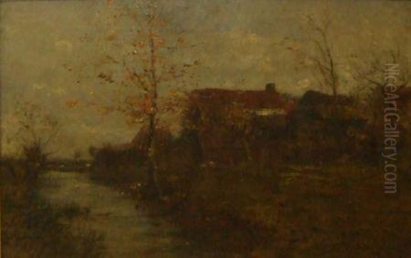 A Farmstead By A River - view 1