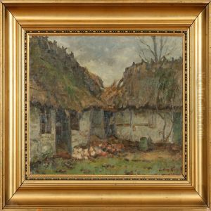 Farm Exterior by Ludvig Holm