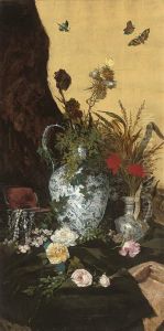 Still Life With Butterflies by August Holmberg