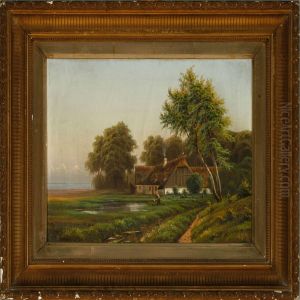 A Farmer In The Field On Amager Island