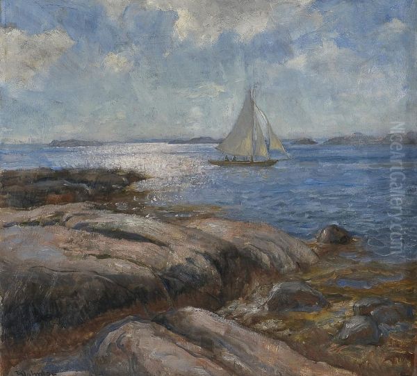 Sailboat In Gentle Breeze - view 1