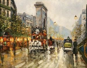 Parisian Street Scene by John Francis Holme