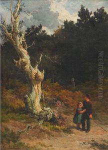 Young Travelers And The Old Haunted Tree by Edward Holmes