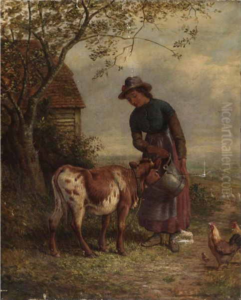Feeding The Calf - view 1