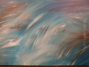 Abstract Oil On Blocked Canvas. by Holmes, Sir Richard Rivington