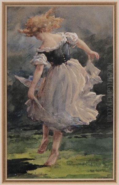 Dancing Red-haired Girl - view 1