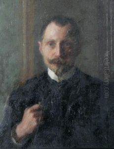 Sjalvportratt by Wilhelm Holmgren