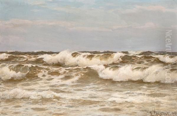 Rough Seas At Bournemouth - view 1