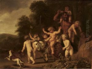 The Triumph Of Young Bacchus by Cornelis Holsteyn