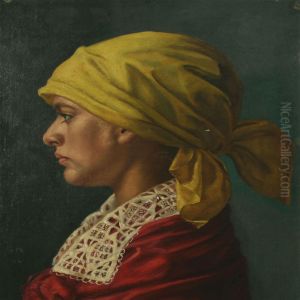 Portrait Of A Woman With Yellowscarf