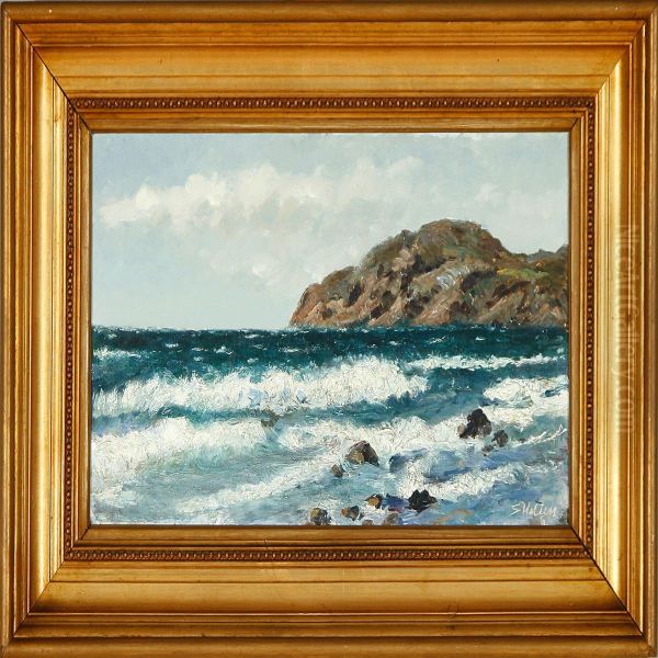 A Coastal Scenery At A Rocky Coast - view 1