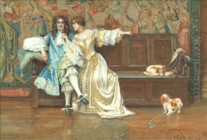 Charles Ii And Nell Gwynne by Rowland Holyoake
