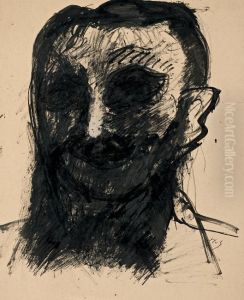 Mannerkopf. by Paul Holz