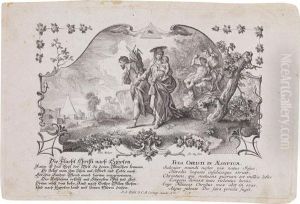 Die Flucht Nach Agypten by Johann Evangelist Holzer