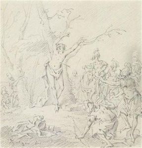 Heiliger Sebastian by Johann Evangelist Holzer