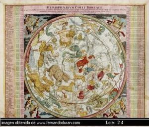 Hemisphaerium Coeli Boreale by Johan Baptist Homann