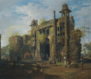 View Of The Gate Of The Lal Bagh, Dacca by Robert Home