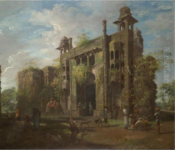 View Of The Gate Of The Lal Bagh - view 1