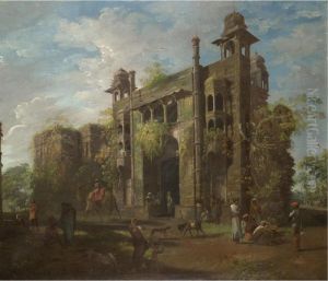View Of The Gate Of The Lal Bagh