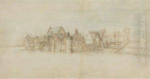 The Castle Of Tervueren by Hendrick I Hondius