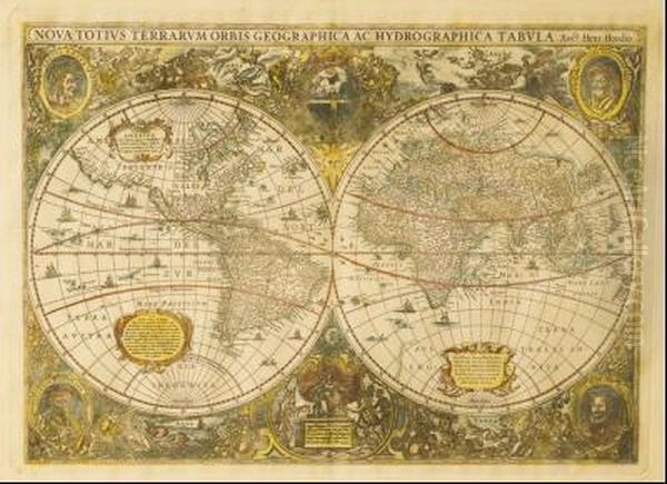 Nova Totivs Terrarum Orbis Geographica Ac Hydrographica Tabvla - view 1