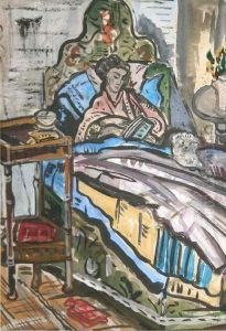 Woman In Bed by Evie Sydney Hone