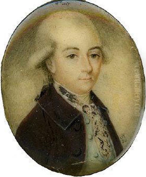 Portrait Miniature Of A Gentleman - view 1