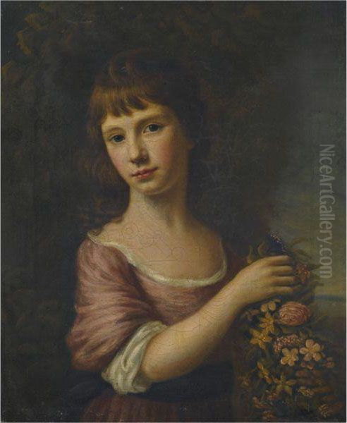 Portrait Of Ann Anderson, Wife Of Alexander Balmanno by Nathaniel Hone