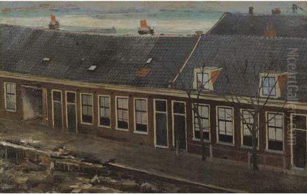 Vondelkade A Amsterdam Au Crepuscule - view 1