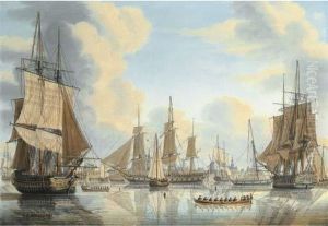 The Batavian Fleet Under Vice-admiral Carel Hendrik Verhuell Atflushing