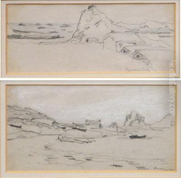 Two Isles Of Scilly Sketches. - view 1