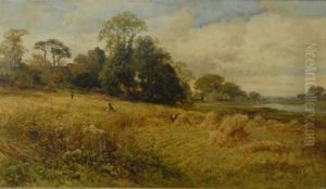 Couple Harvesting by John Horace Hooper