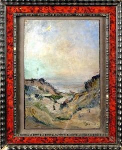 [les Dunes Au Clair De Lune] by Ernest Hoorickx