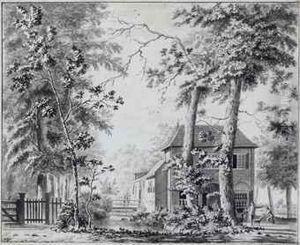 View Of The Coppermills In Leusden by Jordanus Hoorn