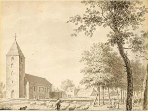 A View Of The Church Of Leusden A View Of The Church Of Leusden
