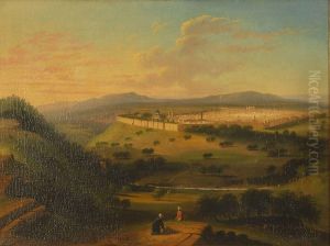 View Of Mount Olive, Jerusalem by James Hope
