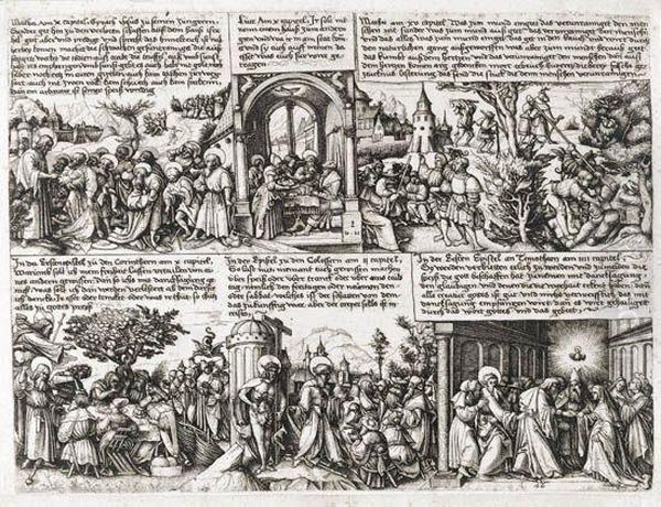 Jesus Disputing With The Pharisees And Scholars - view 1